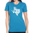 thumbnail image 1 of LA Pop Art Women's Premium Blend Word Art T-shirt - Everything is Bigger in Texas, 1 of 2