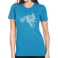 thumbnail image 1 of LA Pop Art Women's Premium Blend Word Art T-shirt - Freestyle Motocross - FMX, 1 of 2