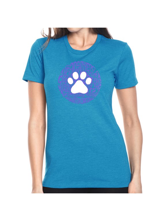 Women's Premium Blend Word Art T-shirt - Gandhi's Quote on Animal Treatment