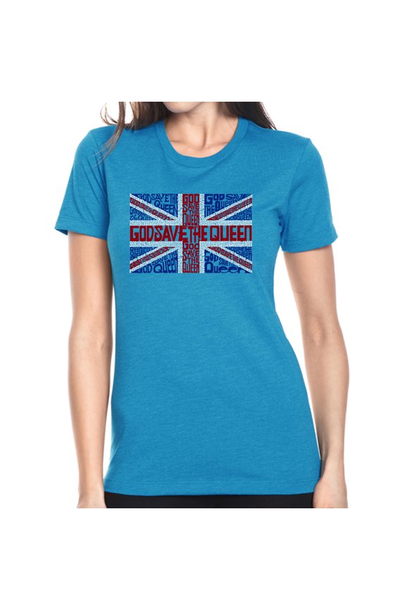 Women's Premium Blend Word Art T-shirt - God Save The Queen