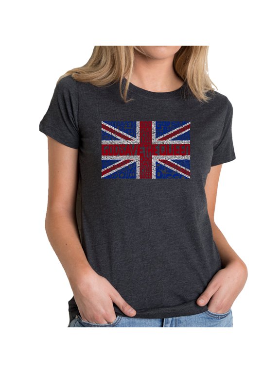Women's Premium Blend Word Art T-shirt - God Save The Queen