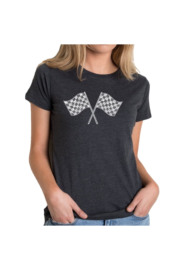 Women's Premium Blend Word Art T-shirt - NASCAR NATIONAL SERIES RACE TRACKS