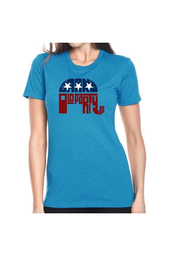 Women's Premium Blend Word Art T-shirt - REPUBLICAN - GRAND OLD PARTY