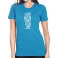 thumbnail image 1 of LA Pop Art Women's Premium Blend Word Art T-shirt - TIGER, 1 of 2
