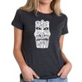 thumbnail image 1 of LA Pop Art Women's Premium Blend Word Art T-shirt - TIKI - BIG KAHUNA, 1 of 2