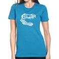 thumbnail image 1 of LA Pop Art Women's Premium Blend Word Art T-shirt - TREX, 1 of 2