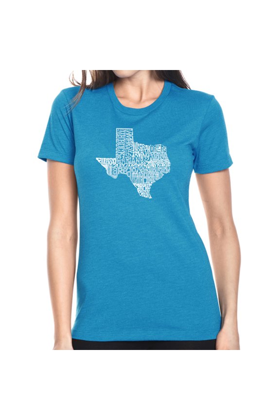 Women's Premium Blend Word Art T-shirt - The Great State of Texas