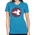 thumbnail image 1 of LA Pop Art Women's Premium Blend Word Art T-shirt - Types of Martial Arts, 1 of 2