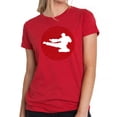 thumbnail image 1 of LA Pop Art Women's Premium Blend Word Art T-shirt - Types of Martial Arts, 1 of 2