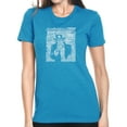 thumbnail image 1 of LA Pop Art Women's Premium Blend Word Art T-shirt - UNCLE SAM, 1 of 2