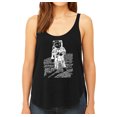 thumbnail image 1 of LA Pop Art Women's Premium Word Art Flowy Tank Top - ASTRONAUT, 1 of 2