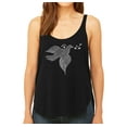 thumbnail image 1 of LA Pop Art Women's Premium Word Art Flowy Tank Top - Dove, 1 of 2