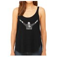 thumbnail image 1 of LA Pop Art Women's Premium Word Art Flowy Tank Top - I'M NOT A CROOK, 1 of 2