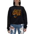 thumbnail image 1 of LA Pop Art Women's Word Art Crewneck Sweatshirt - Beast Mode, 1 of 2