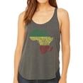 thumbnail image 1 of LA Pop Art Women's Word Art Flowy Tank Top - Countries in Africa, 1 of 2
