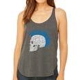 thumbnail image 1 of LA Pop Art Women's Word Art Flowy Tank Top - Punk Mohawk, 1 of 2