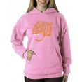 thumbnail image 1 of LA Pop Art Women's Word Art Hooded Sweatshirt -Beast Mode, 1 of 2