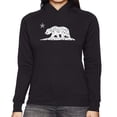 thumbnail image 1 of LA Pop Art Women's Word Art Hooded Sweatshirt -California Dreamin, 1 of 2