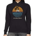 thumbnail image 1 of LA Pop Art Women's Word Art Hooded Sweatshirt -Cities In San Diego, 1 of 2