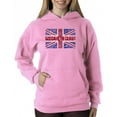 thumbnail image 1 of LA Pop Art Women's Word Art Hooded Sweatshirt -God Save The Queen, 1 of 2