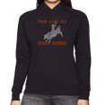 thumbnail image 1 of LA Pop Art Women's Word Art Hooded Sweatshirt -This Aint My First Rodeo, 1 of 2