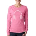 thumbnail image 1 of LA Pop Art Women's Word Art Long Sleeve T-Shirt - 63 DIFFERENT GENRES OF MUSIC, 1 of 2