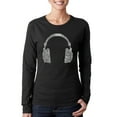 thumbnail image 1 of LA Pop Art Women's Word Art Long Sleeve T-Shirt - 63 DIFFERENT GENRES OF MUSIC, 1 of 2