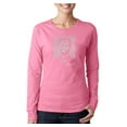 thumbnail image 1 of LA Pop Art Women's Word Art Long Sleeve T-Shirt - ABRAHAM LINCOLN - GETTYSBURG ADDRESS, 1 of 2
