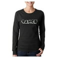 thumbnail image 1 of LA Pop Art Women's Word Art Long Sleeve T-Shirt - DIFFERENT STYLES OF DANCE, 1 of 2