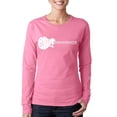 thumbnail image 1 of LA Pop Art Women's Word Art Long Sleeve T-Shirt - Don't Stop Believin', 1 of 2