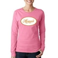 thumbnail image 1 of LA Pop Art Women's Word Art Long Sleeve T-Shirt - HAWAIIAN ISLAND NAMES & IMAGERY, 1 of 2