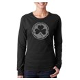 thumbnail image 1 of LA Pop Art Women's Word Art Long Sleeve T-Shirt - LYRICS TO WHEN IRISH EYES ARE SMILING, 1 of 2