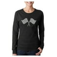 thumbnail image 1 of LA Pop Art Women's Word Art Long Sleeve T-Shirt - NASCAR NATIONAL SERIES RACE TRACKS, 1 of 2