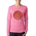 thumbnail image 1 of LA Pop Art Women's Word Art Long Sleeve T-Shirt - Occupy Mars, 1 of 2