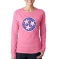 thumbnail image 1 of LA Pop Art Women's Word Art Long Sleeve T-Shirt - Tennessee Tristar, 1 of 2