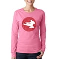 thumbnail image 1 of LA Pop Art Women's Word Art Long Sleeve T-Shirt - Types of Martial Arts, 1 of 2