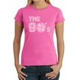 thumbnail image 1 of LA Pop Art Women's Word Art T-Shirt - 90S, 1 of 2