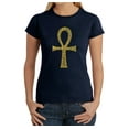thumbnail image 1 of LA Pop Art Women's Word Art T-Shirt - ANKH, 1 of 2