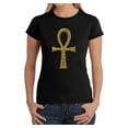 thumbnail image 1 of LA Pop Art Women's Word Art T-Shirt - ANKH, 1 of 2