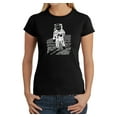 thumbnail image 1 of LA Pop Art Women's Word Art T-Shirt - ASTRONAUT, 1 of 2