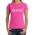 thumbnail image 1 of LA Pop Art Women's Word Art T-Shirt - ATLANTA NEIGHBORHOODS, 1 of 2