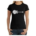 thumbnail image 1 of LA Pop Art Women's Word Art T-Shirt - All You Need Is Love, 1 of 2