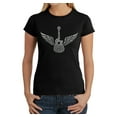 thumbnail image 1 of LA Pop Art Women's Word Art T-Shirt - Amazing Grace, 1 of 2