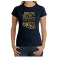 thumbnail image 1 of LA Pop Art Women's Word Art T-Shirt - Az Pics, 1 of 2