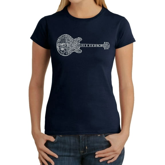 LA Pop Art Women's Word Art T-Shirt - Blues Legends