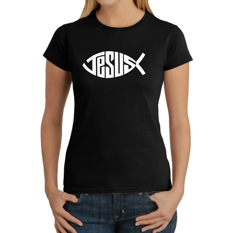 Jesus Fish Sign Women T Shirt Jesus Fish Sign Women T Shirt