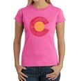 thumbnail image 1 of LA Pop Art Women's Word Art T-Shirt - Colorado, 1 of 2