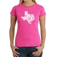 thumbnail image 1 of LA Pop Art Women's Word Art T-Shirt - DONT MESS WITH TEXAS, 1 of 2