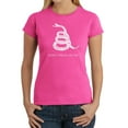 thumbnail image 1 of LA Pop Art Women's Word Art T-Shirt - DONT TREAD ON ME, 1 of 2