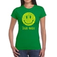 thumbnail image 1 of LA Pop Art Women's Word Art T-Shirt - Dead Inside Smile, 1 of 2
